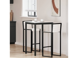 Vidaxl Mesa De Bar Branco 70 X 70 X 105 Cm Madeira De Pinheiro Sólida