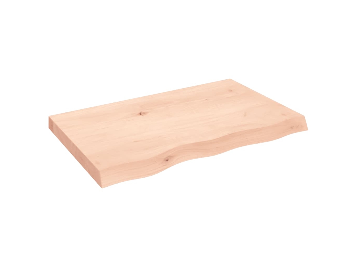 Table Top, Table Tops Vidaxl Marrom Madeira (80 X 50 X 6 Cm)