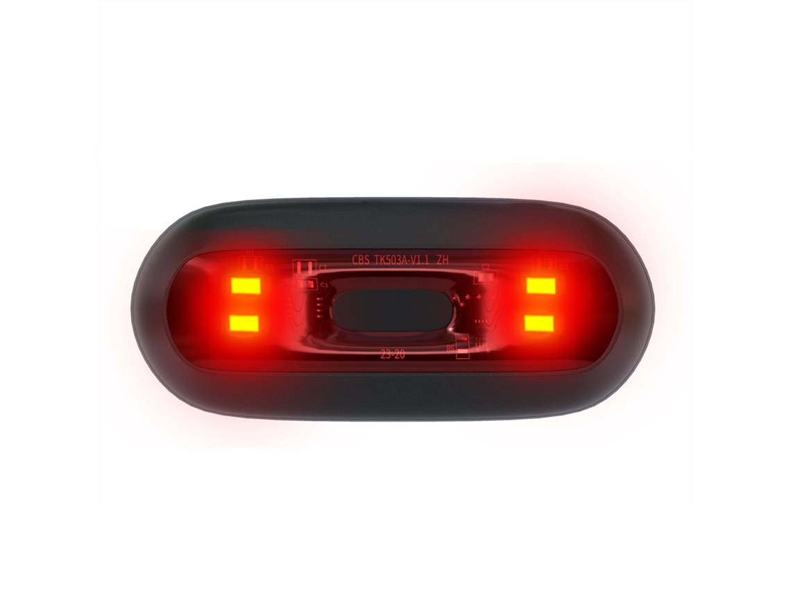 Luz Do Capacete - Bicicleta, Motocicleta (preta)