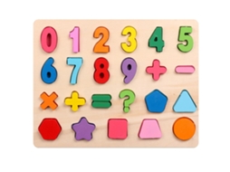 Ats puzzles de Letras e Números de Madeira para Crianças Brinquedos Educatsivos Abc Aprendizagem Presentes para Meninos e Meninas