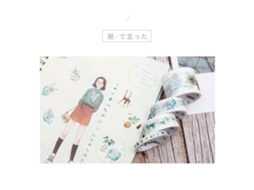 Kit De Cinta Washi 4 Bobinas Decorativa Colorida Para Manualidades Scrapbooking Regalo