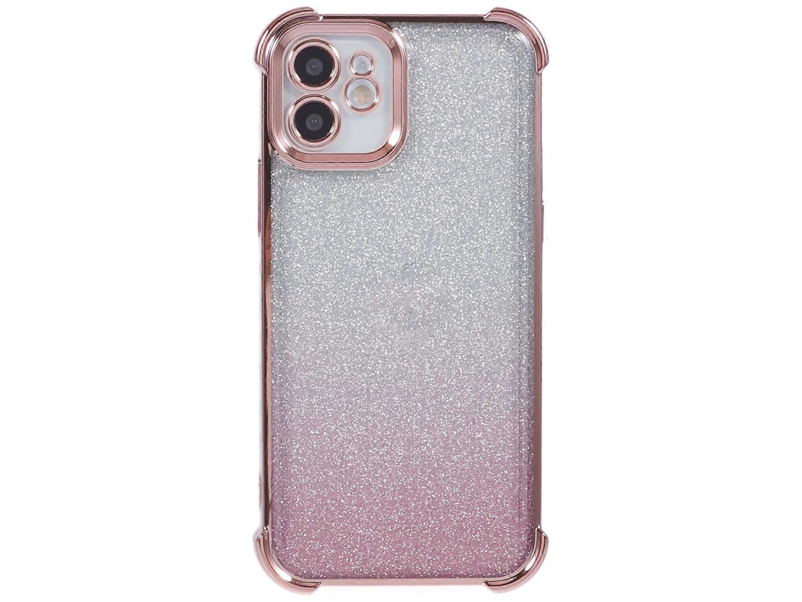 Capa Para Celular Iphone 11 Com Glitter, Gradiente De Cor, Galvanoplastia, Capa De Tpu
