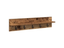 Cabideiro de parede de madeira antiga 80 x 10,5 x 18 cm MAISON EXCLUSIVE