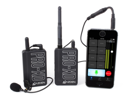 Microfone Lapela AZDEN PRO-XD Remoto