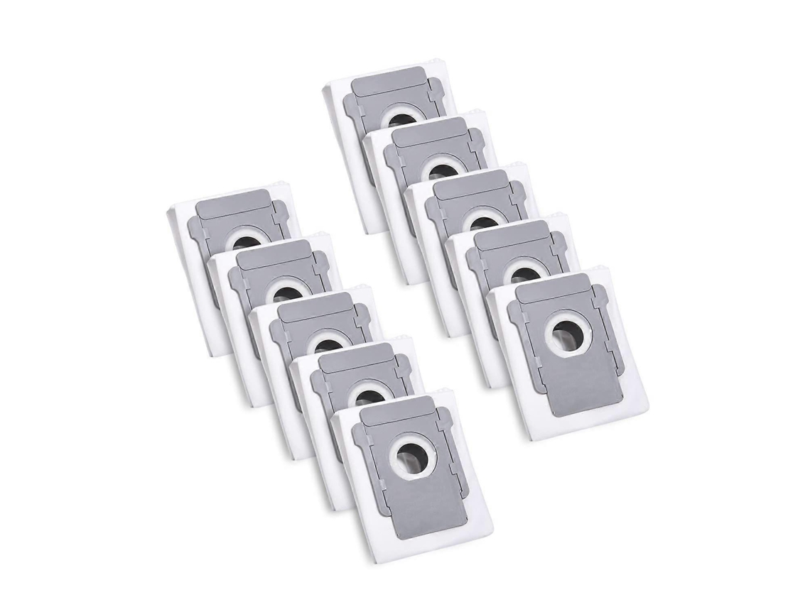 10 Sacos Para Aspirador De Pó Irobot Roomba I7 I7 I3 I3 I4 I4 I6 I6 J7 J7 I8 I8 S9 S9 E5 E6 E7 Clean Base, Acessórios Saco Tuotuo