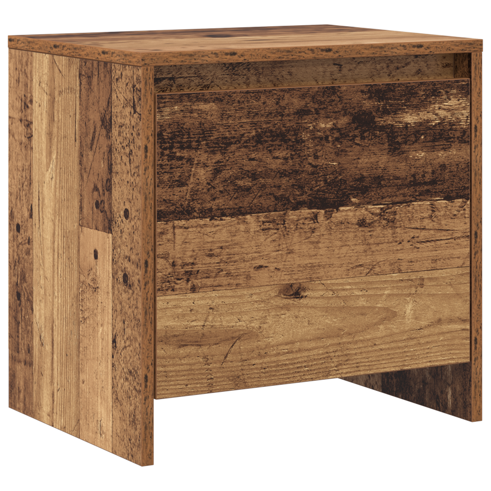 Conjunto 1 Mesa-de-cabeceira Vidaxl Castanho Derivados De Madeira (45 X 34 X 44,5 Cm)