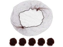 Malla De Pelo Para Moño, 100 Redes Invisibles Para Pelo, Borde Elástico De 50,8 Centímetros Para Mujeres Y Niñas