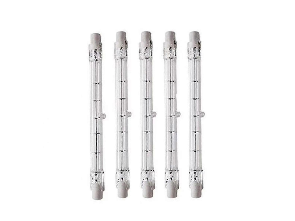 Lâmpada halógena linear omnidirecional R7s 189mm 100w dimerizável AC220 240v para iluminação paisagística, de segurança e pública (pacote com 5)