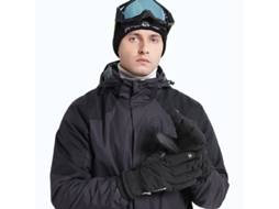 Luvas De Inverno Masculinas Com Tela Sensível Ao Toque, Luvas Esportivas Para Esqui, Ciclismo, Luvas Pretas Aquaforge