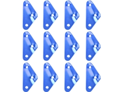 Conjunto de 12 Tensores de Corda de Alumínio para Camping AQUAFORGE