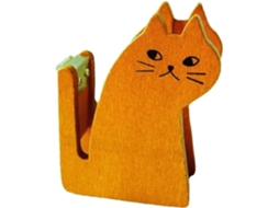 Porta-fita Adesiva Em Formato De Gato Marrom, Dispensador De Fita Adesiva Para Mesa, Decoração Divertida Com Tema De Gato, Arranhador, Enfeites E