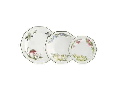 Conjunto de Louça QUEEN´S BY CHURCHILL Victorian Orchard (Multicolor - Cerâmica - 12 Peças)