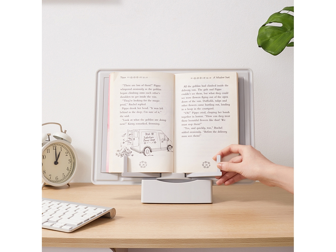 Suporte para Livro com Quadro Branco e Compartimentos | S/MARCA