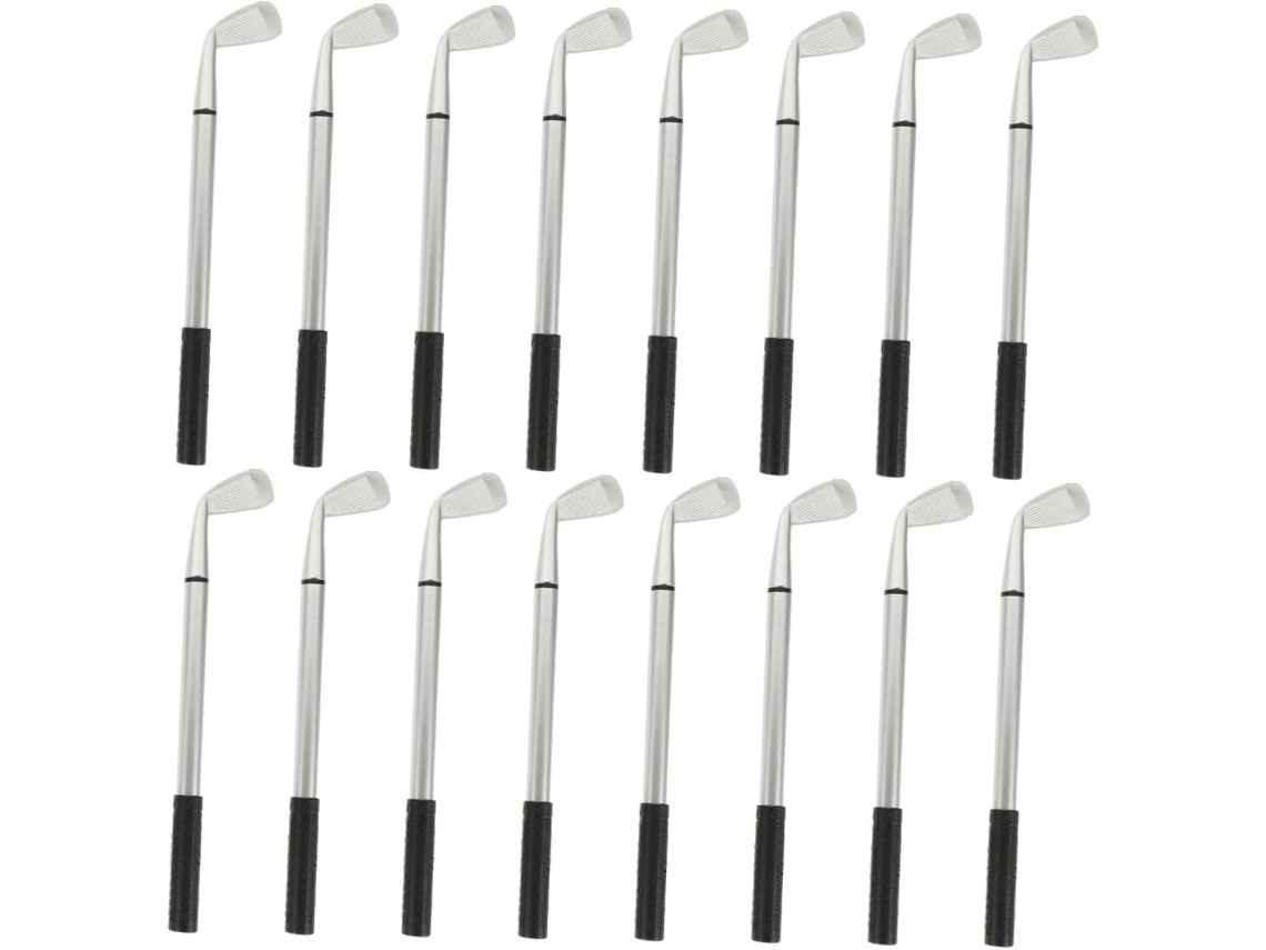 Conjunto De 16 Canetas Esferográficas Em Miniatura Para Golfistas,