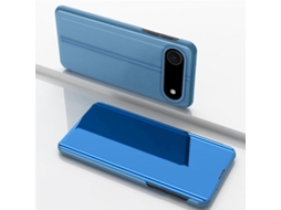 Capa De Couro Para Iphone 17 Air Com Suporte - Acabamento Espelhado E Aba Horizontal.