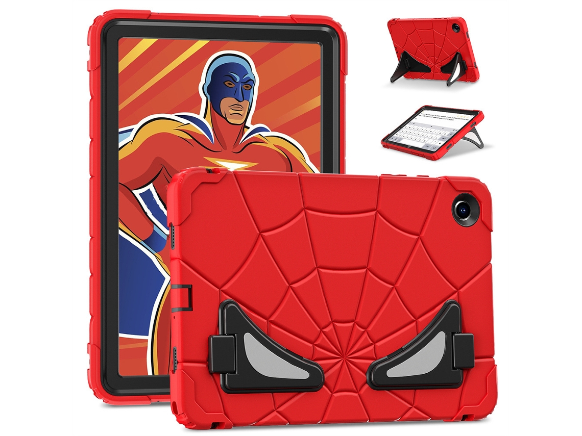 Capa para Samsung Galaxy Tab A11 de 8,7 polegadas com suporte resistente a impactos DIGITALLAB Vermelho