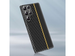 Capa De Celular Ultrafina Com Textura De Fibra De Carbono Para Samsung Galaxy S23 Ultra 5g