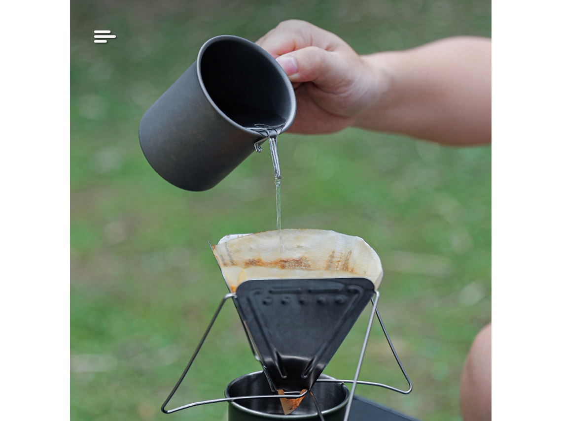 Bico Desviador Café Camping Inox Portátil