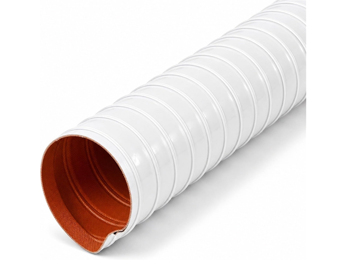 Mangueira de Silicone para Duto de Ar com Fio de Aço Resistente ao Calor até 300°C para secadoras S/MARCA