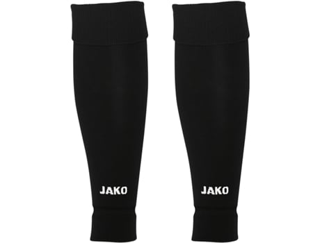 Meias sem Pés Unissexo JAKO Tube Preto para Futebol (Tamanho: 43/46)