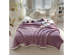 Manta de Lã Berbere Fansu Cor Sólida Super Macia e Fofa Ideal para Cama Lençóis o Inverno 200x230cm, Macio, Qu