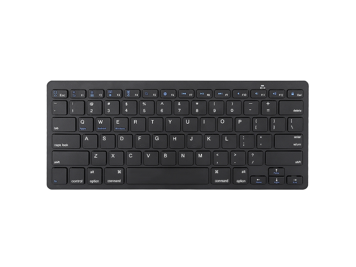 Teclado Bluetooth Sem Fio LAXISCREED (design Ultra Fino, Compatível com Três Sistemas)