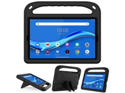 Capa Protetora Portátil Em Eva Resistente A Impactos Com Alça Para Lenovo Tab M10 Fhd Plus Tb-x606f / Tb-x606m E Suporte Triangular.