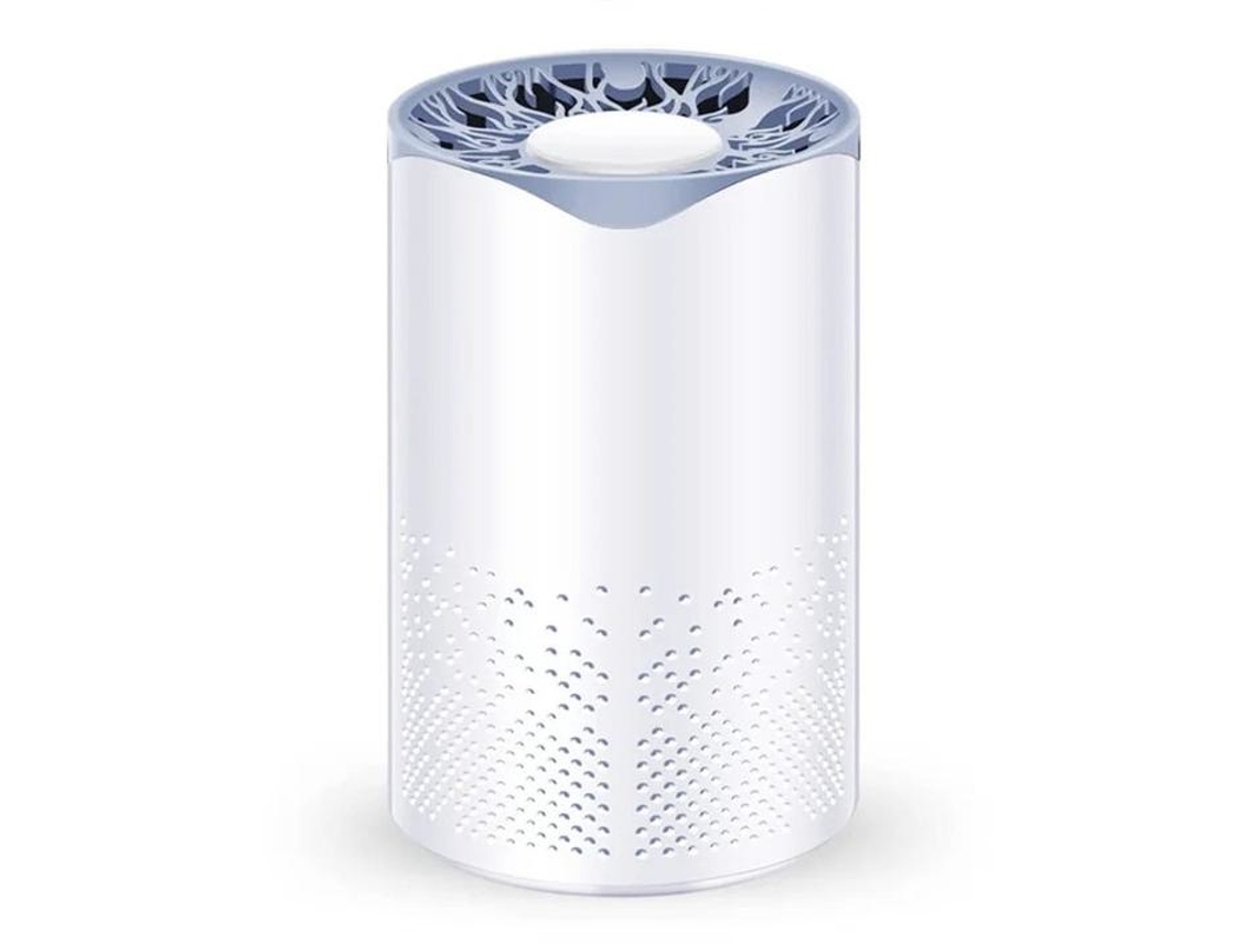 Mini Purificador De Ar Usb Para Sala 20m² Remover Pêlos/fumaça Yizhood Branco