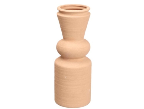 Vaso Gift Decor Castanho Cerâmica Cónico 15 X 44 X 15 Giftdecor