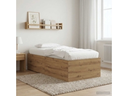 Vidaxl Estrado De Cama Carvalho Artisian 80 X 200 Cm