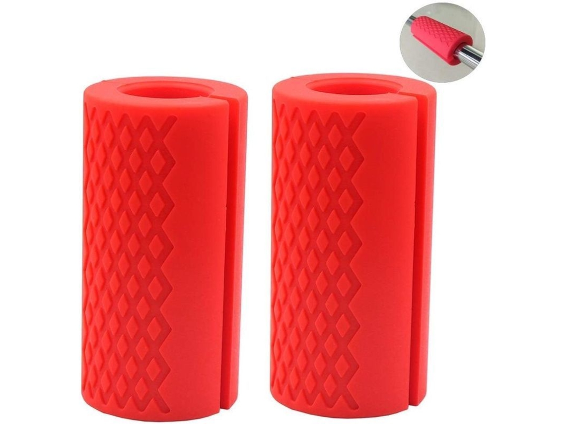 Agarres De Barra Gruesa Para Levantamiento De Pesas 1 Pulgada Protector De Manos Adaptador Para Barras Hexagonales Bicep Tricep