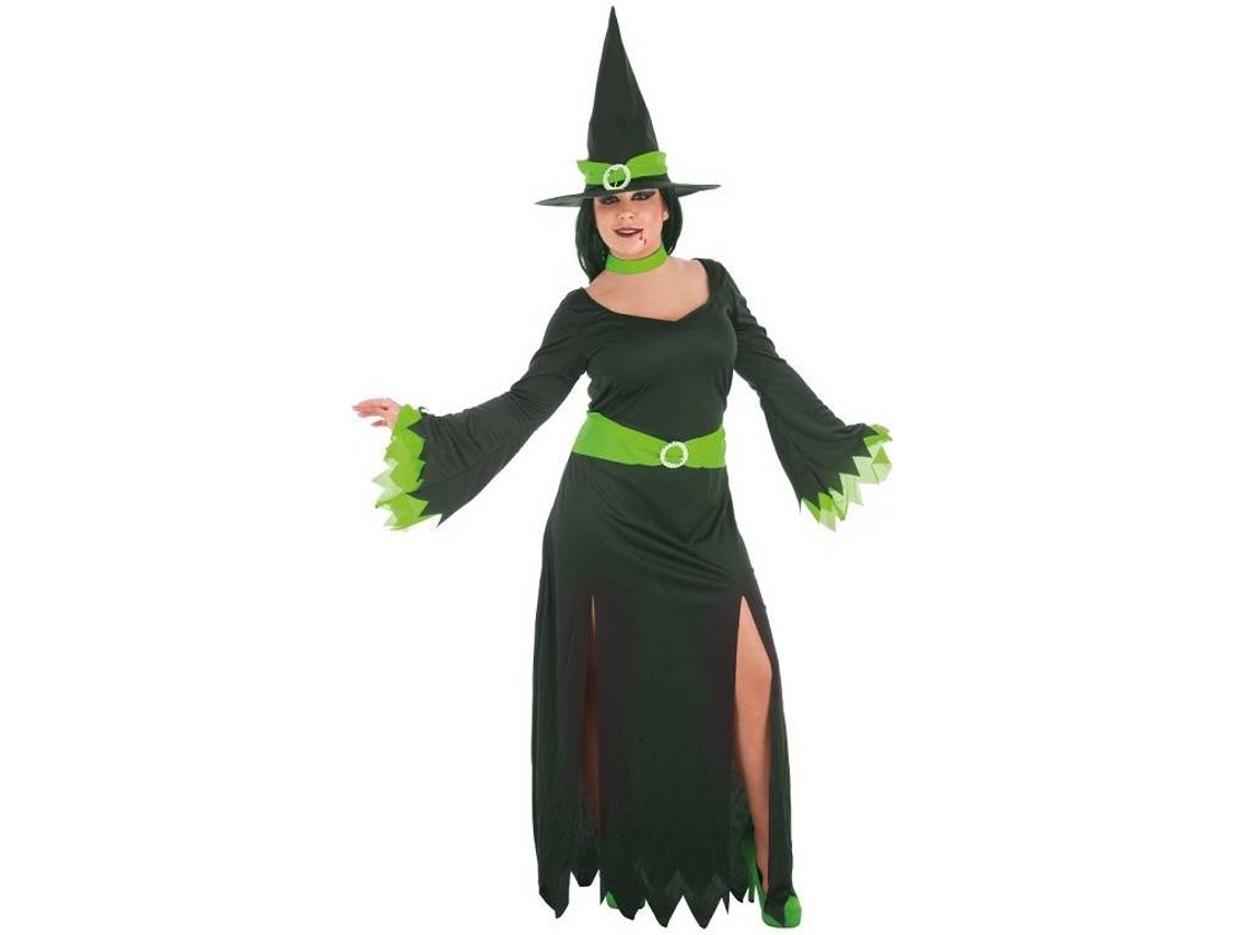 Fato de Mulher TOPDISFARCES Bruxa Verde (Tam: S/M)