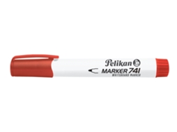 Marcador PELIKAN 741 10 peças ponta redonda vermelha