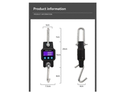 Balança de Cozinha AQUAFORGE de 3 Kg, com Visor LCD e Função Tara
