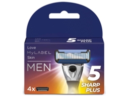 Recarga de Lâminas Five-Sharp Plus MYLABEL