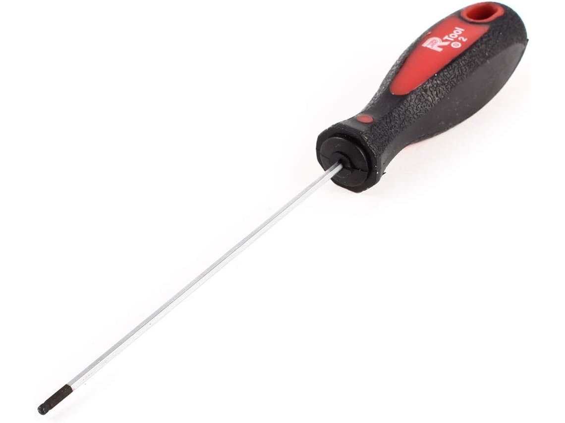 Chave de Fenda com Cabeça Esférica Magnética 2 mm Cabo Preto 18 cm CHABERLU
