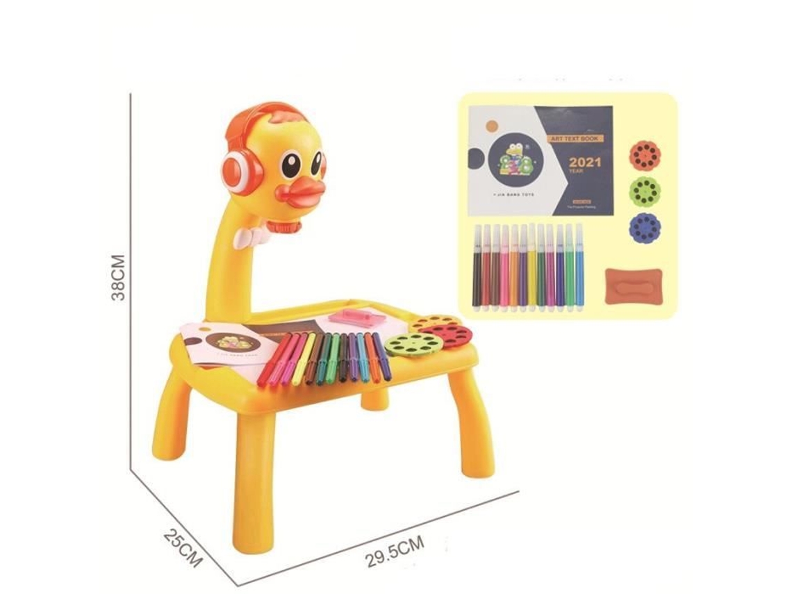 Pracha de Desenho K3 -- Projetor Led Infantil Mesa de Desenho Prancheta de Pintura Artística Mesa Tapete de Aprendizagem Edu YWEI