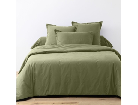 Conjunto Capa de Edredão + 2 Fronhas de Almofada HOUSSE DE RÊVE Verveine (Algodão - 240x260 cm)