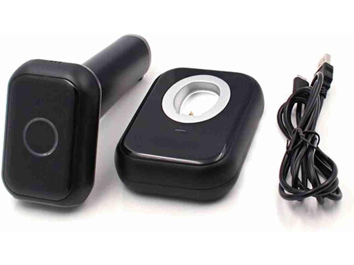 Leitor De Código De Barras 1d E 2d Qr, Sem Fio E Com Cabo Usb, Com Base
