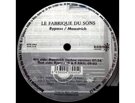 Vinil Bypass / Maastrich Kidesol Records