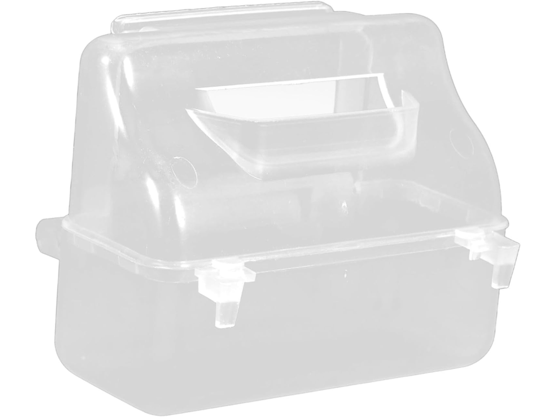 Alimentador Transparente para Pombos Inoomp, Feito de Abs com Função Anti gotejamento para Facilitar o Controle da CHABERLU