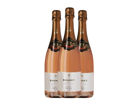 Espumante rosé BOUVET LADUBAY Cuvée Rossignol Rosé Brut Crémant de Loire Reserva (0.75 L - 3 Unidades)