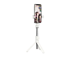 Tripé Para Bastão De Selfie Com Controle Remoto Removível, Emparelhamento Bluetooth Instantâneo Para Conexão Rápida, Suporte Ajustável Para Celular Co