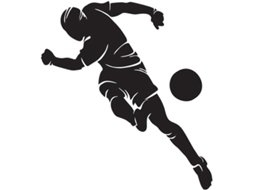Adesivo De Parede 3d De Futebol Preto Em Papel Resistente, Decoração De Parede Para