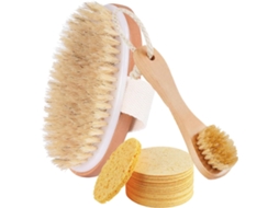 Escova Corporal, Escova Facial, Conjunto De Limpeza Com Esponja Facial 12 Peças, Conjunto De Limpeza Suave Para A Pele