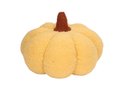 Mali brinquedo de Pelúcia Abóbora Macio Fofo Almofada Decorativa Halloween Natal Amarela 28cm