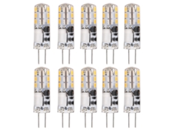 2026 10 Peças de Lâmpadas Led G4 24led 1.2w Pino Bi Fonte de Luz para Teto Parede 12v Lar