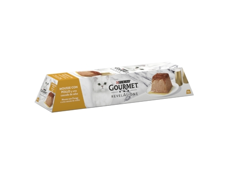 Alimento GOURMET Revelations Mousse Gato Frango (Quantidade: 4 x 57 g)