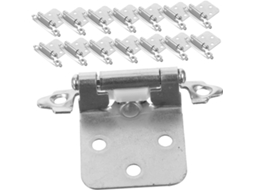 Conjunto De 16 Dobradiças Para Portas Armário Com Fechamento Suave,