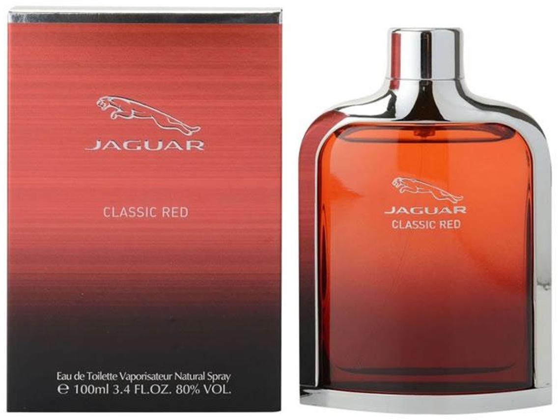 Água De Colônia - Jaguar - Classic Red - 100 Ml - Homem - Energético